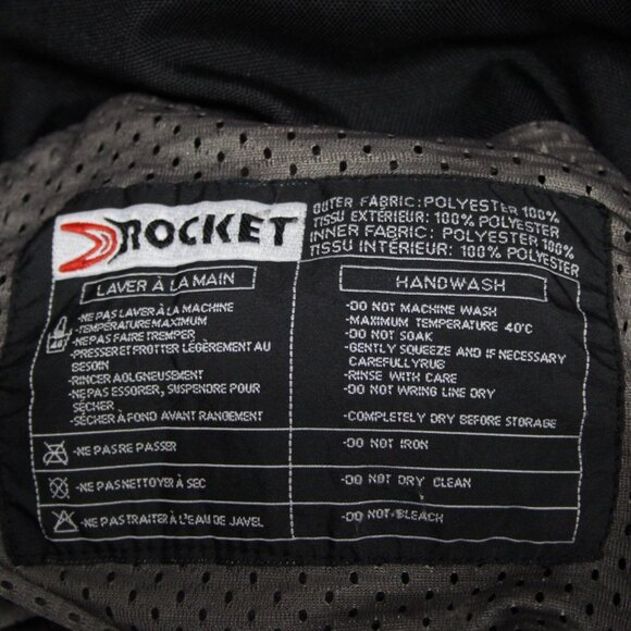 Joe Rocket Sz L 12-14 Black Nylon Mesh Mixed Media Padded Motorcycle Pants - Picture 10 of 16